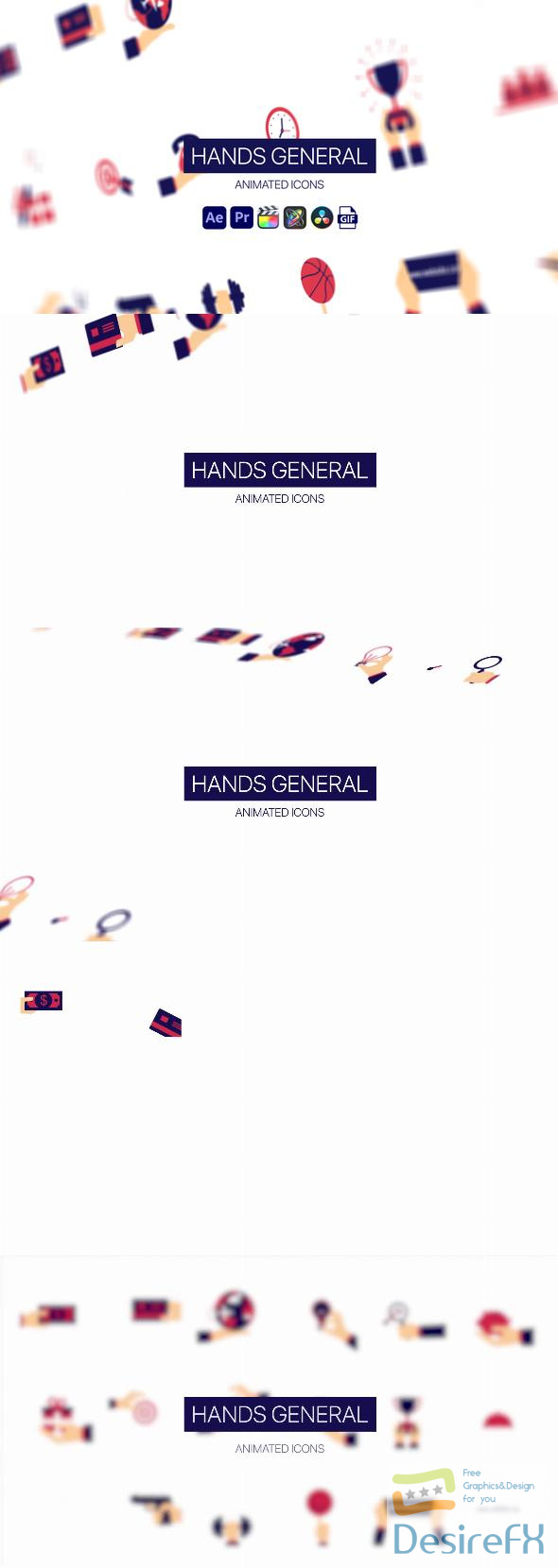 VideoHive Hands General Animated Icons 44951484