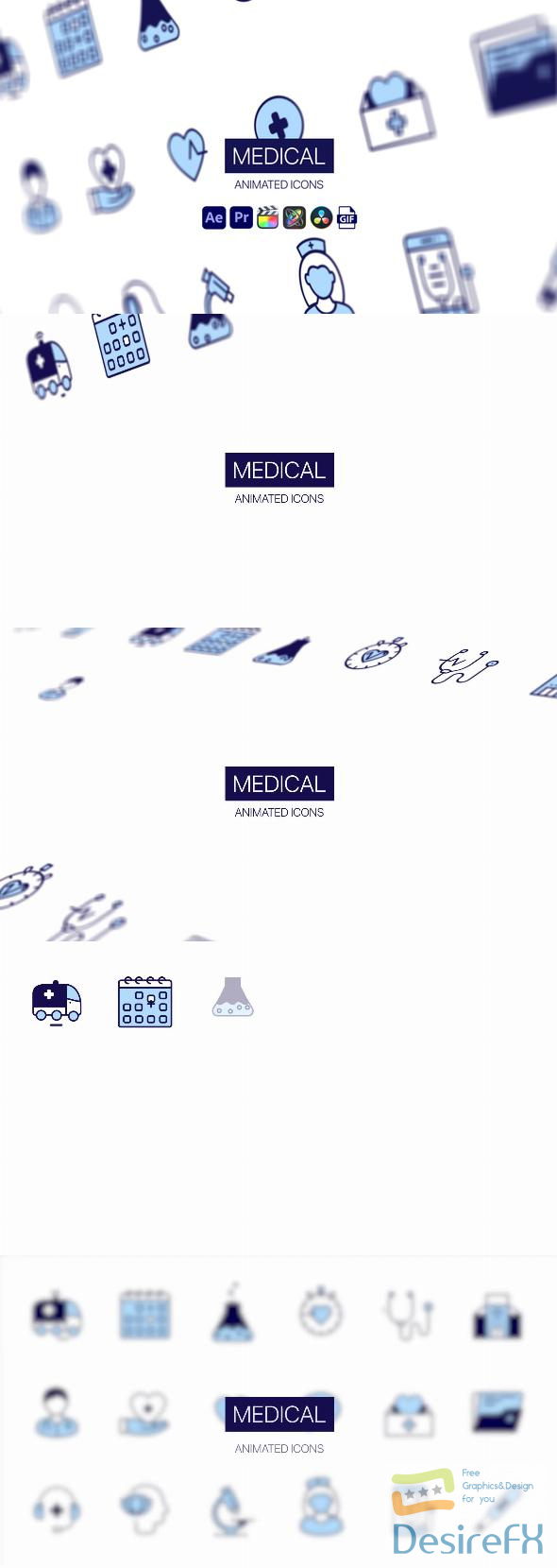VideoHive Medical Animated Icons 44951974