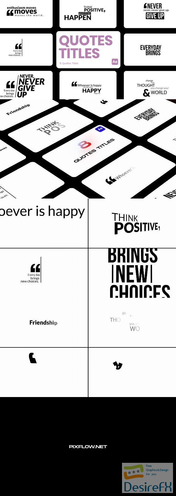 VideoHive Quotes Titles for After Effects 44986003