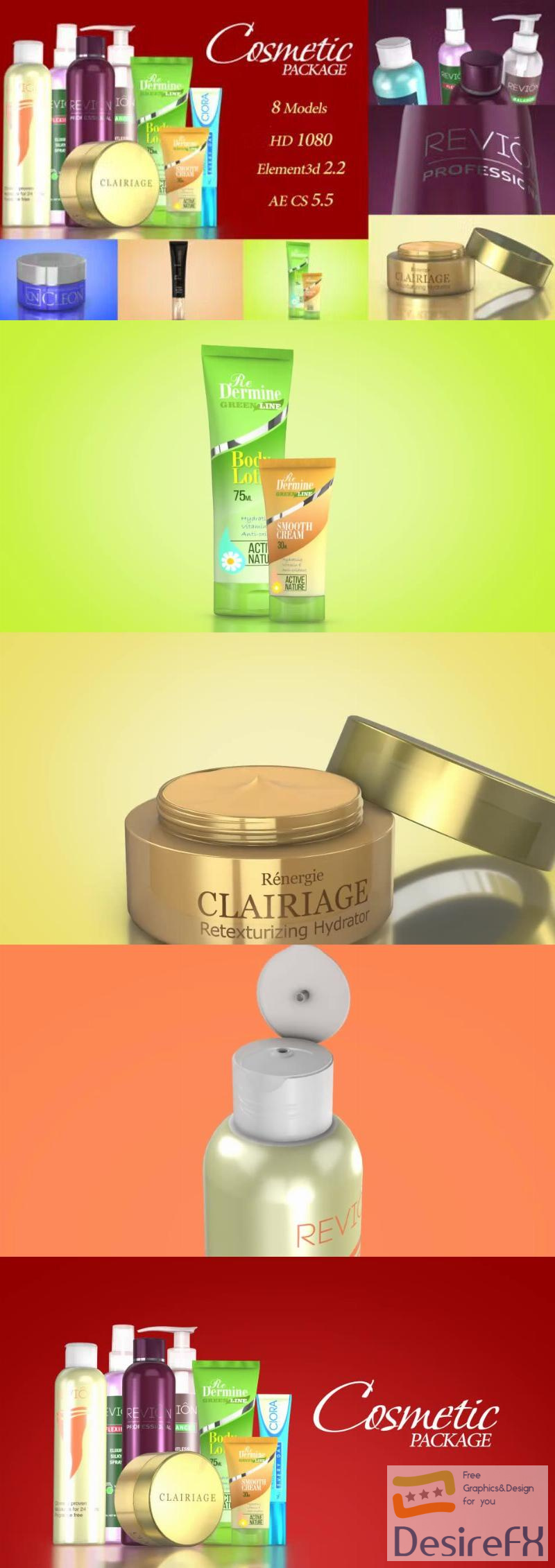 Videohive Cosmetic Package Template 19190180