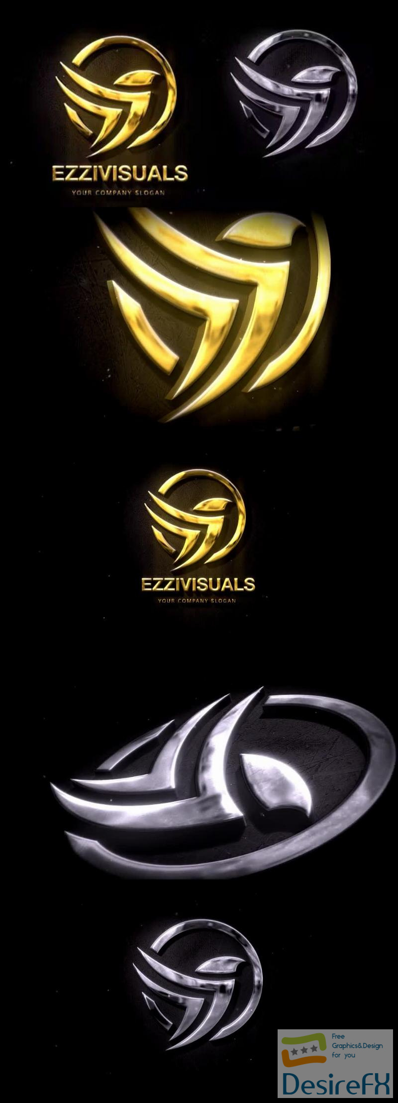 Videohive Silver & Gold Logo Reveal 2 20737866