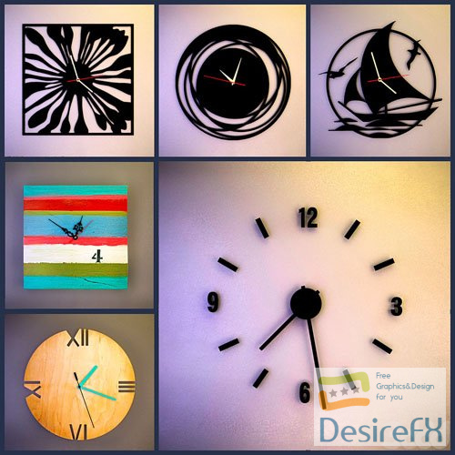 Wall Clock The Collection Number 7 - 3d model