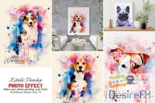 Watercolor Puppy Painting Part: 71