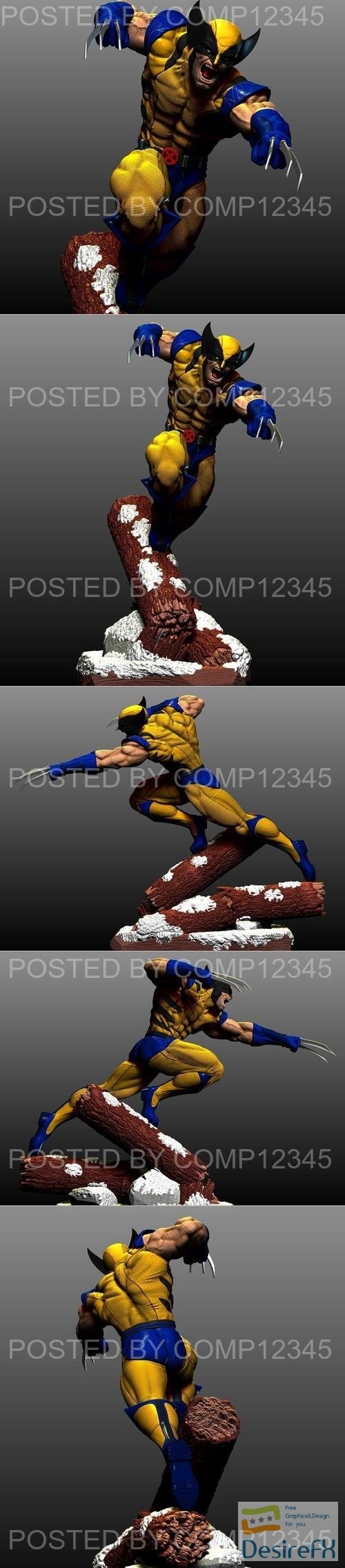 Wolverine - Marvel FanArt 3D Print