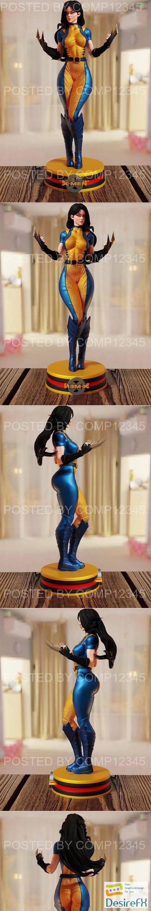 X-23 Female Wolverine 3D Print