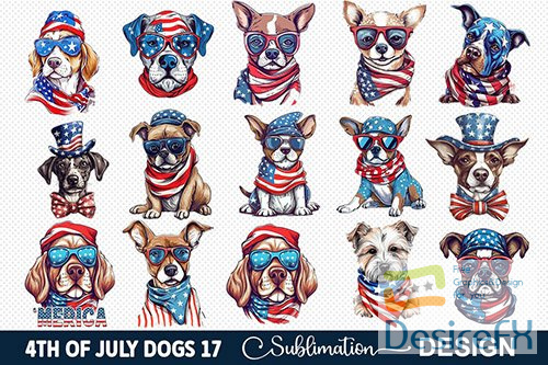 4th Of July Dog Patriotic Bundle