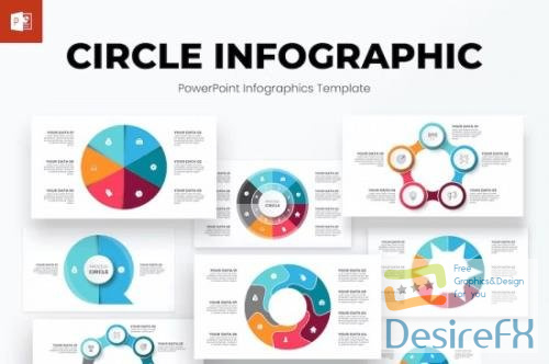 Circle Infographics PowerPoint Template Diagrams