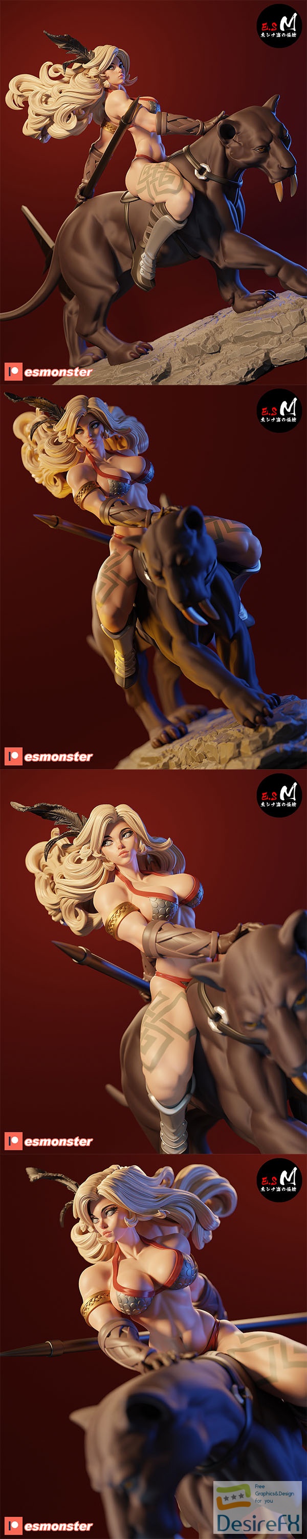 E.S Monster - Amazon - 3D Print
