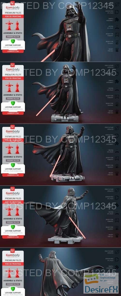 Gambody - Lord Darth Vader 3D Print