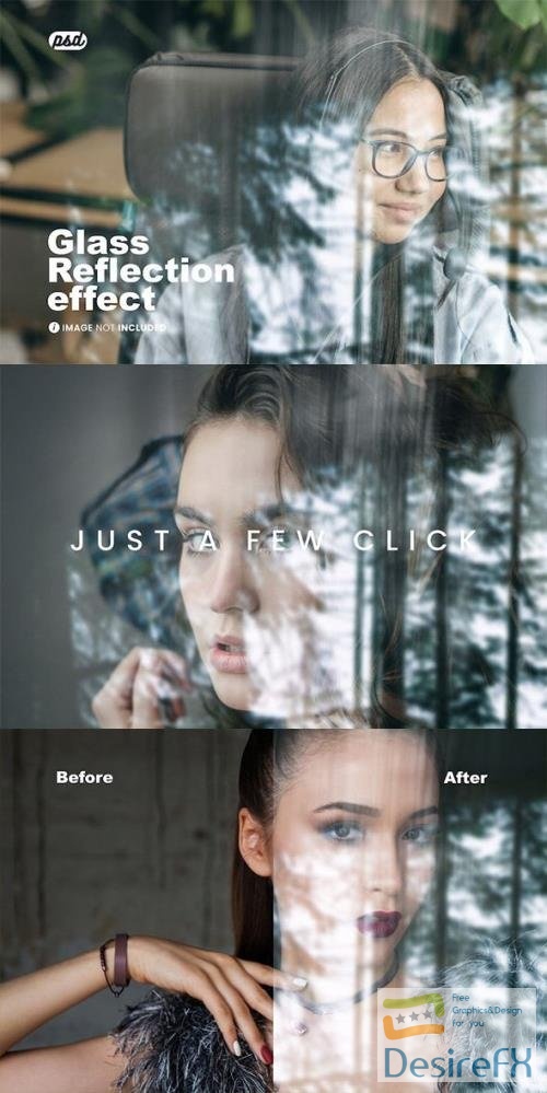 Glass Reflection Photo Effect - NJA9S5J