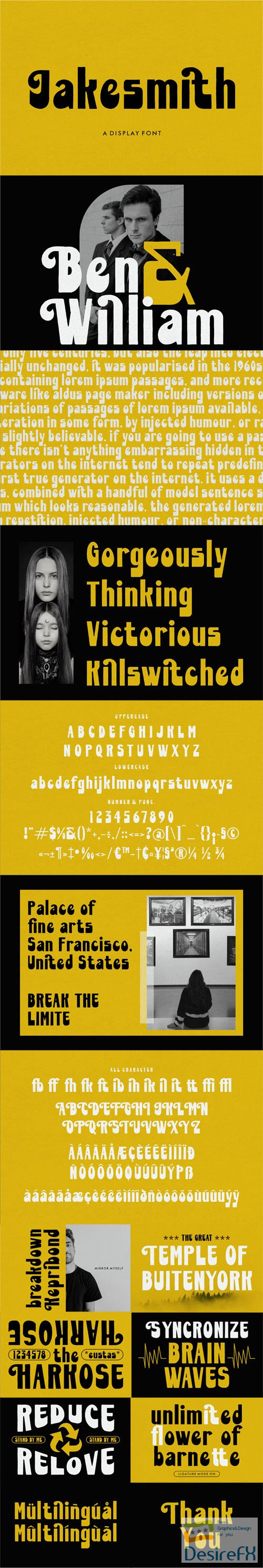 Jakesmith Serif Typeface