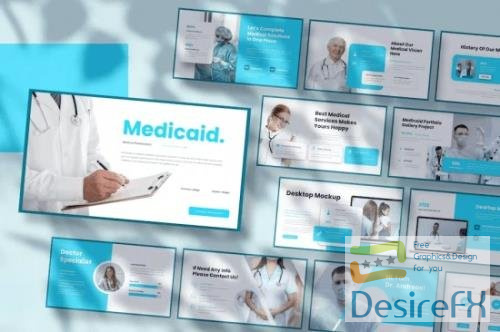 Medicaid Medical Presentation PowerPoint Template