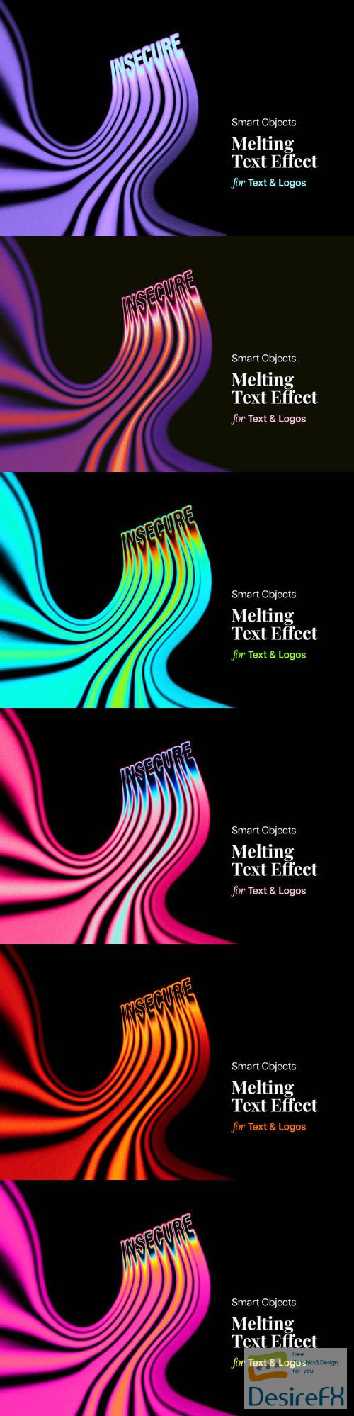 Melting flame psd  text effect
