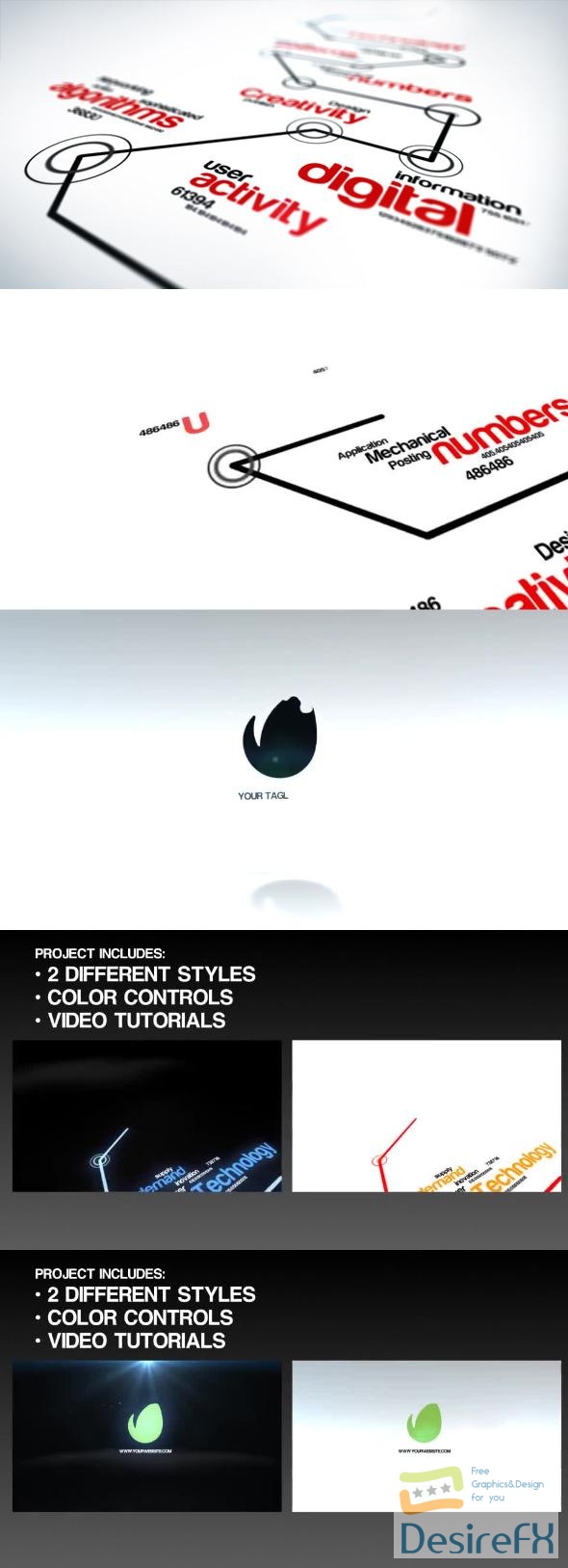 VideoHive Futuristic Logo Reveal 8351362