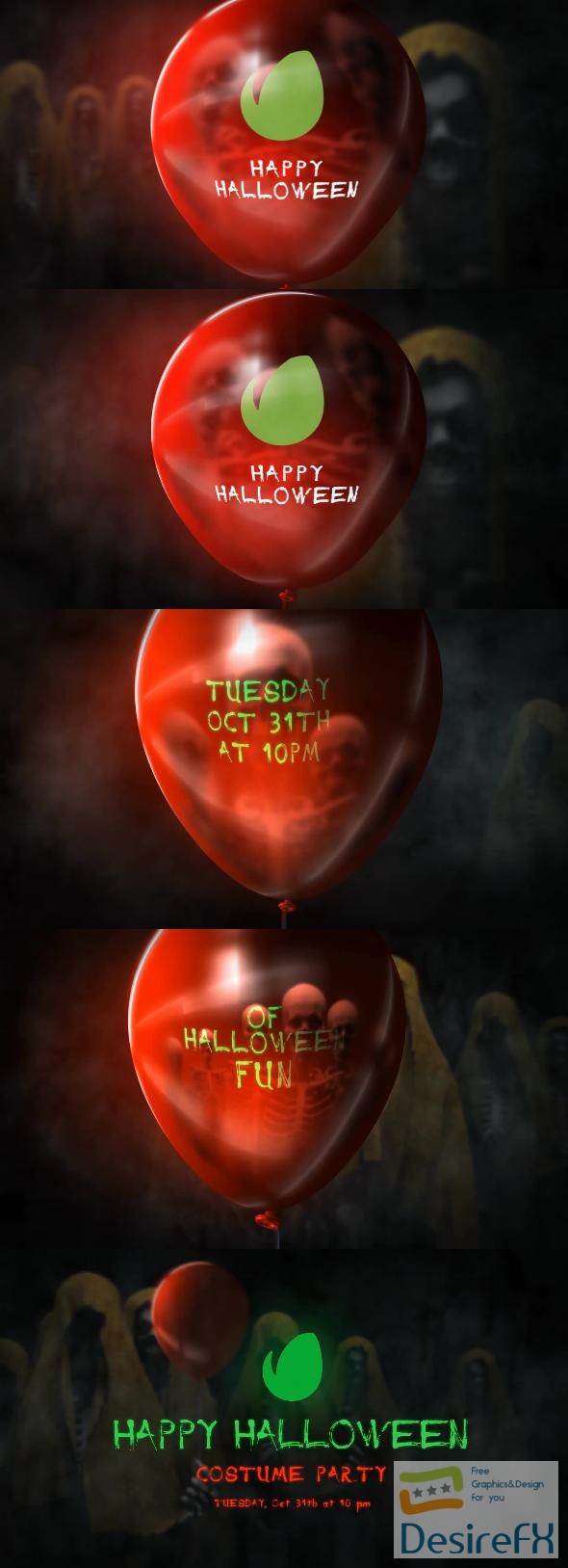 VideoHive Scary Baloon Opener 20828327