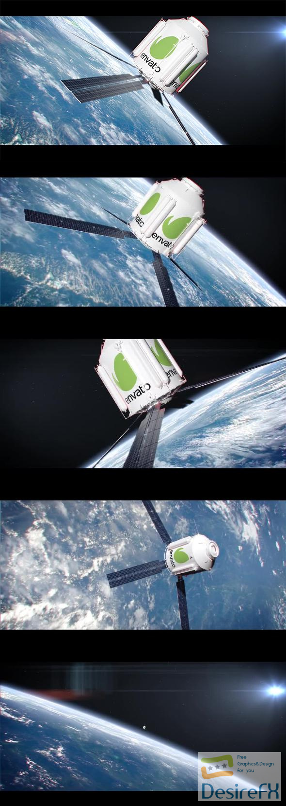 VideoHive Your Logo on the Satellite 17975410