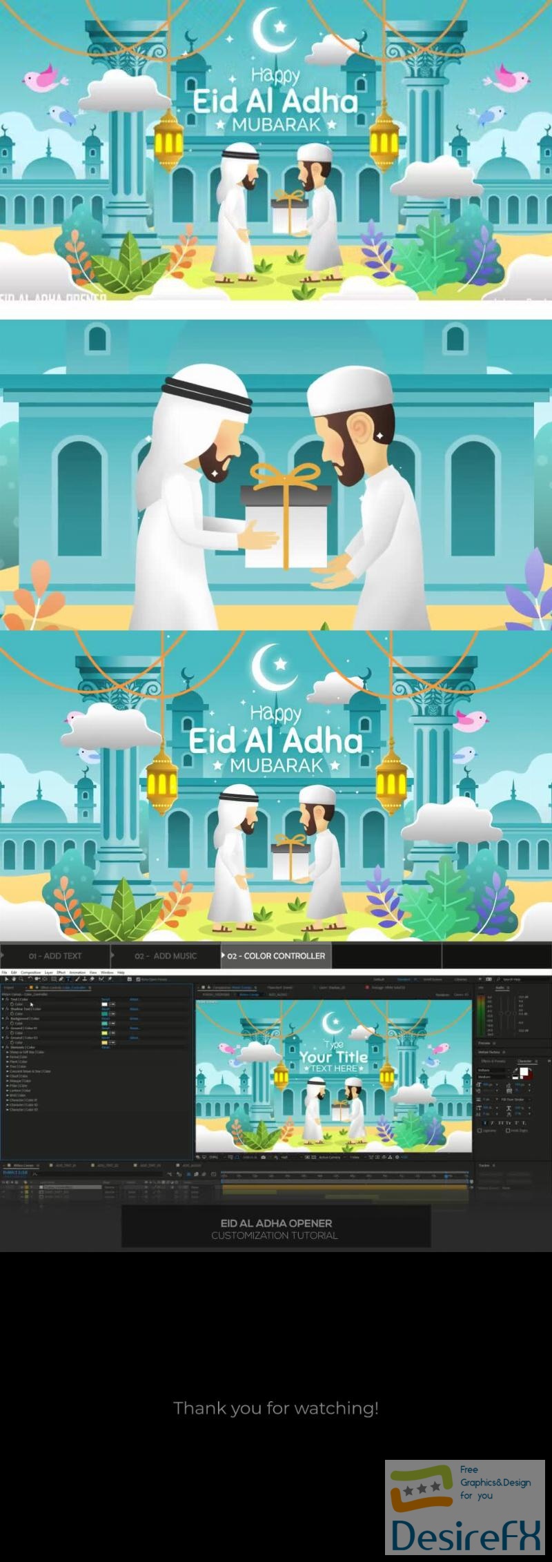 Videohive Eid Al Adha Opener 46103018