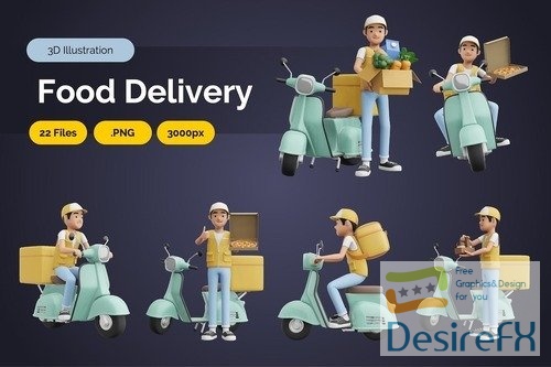 3D Delivery - Food Delivery