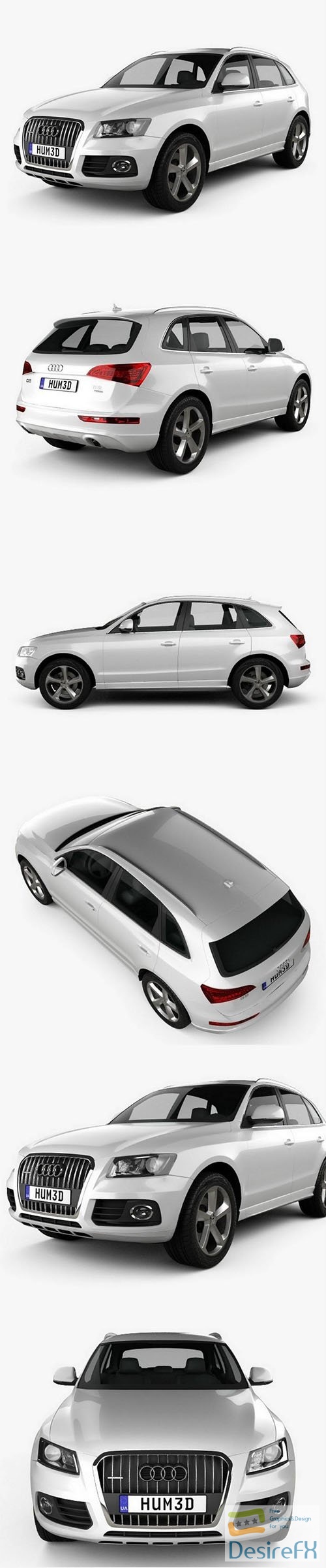 Audi Q5 2013 - 3d model