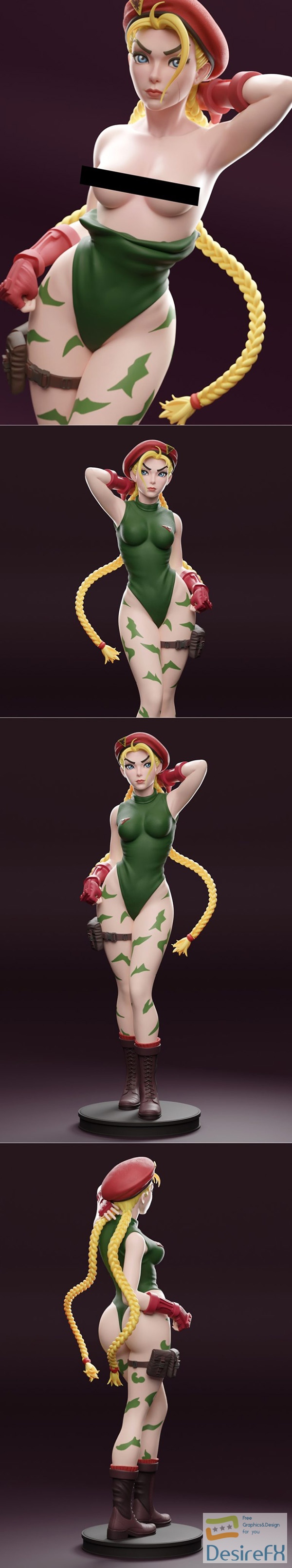Cammy from Street Fighter V – 3D Print