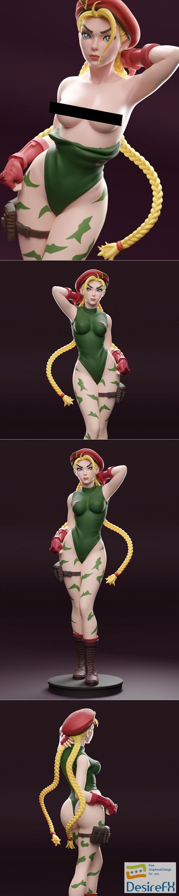 Cammy from Street Fighter V – 3D Print