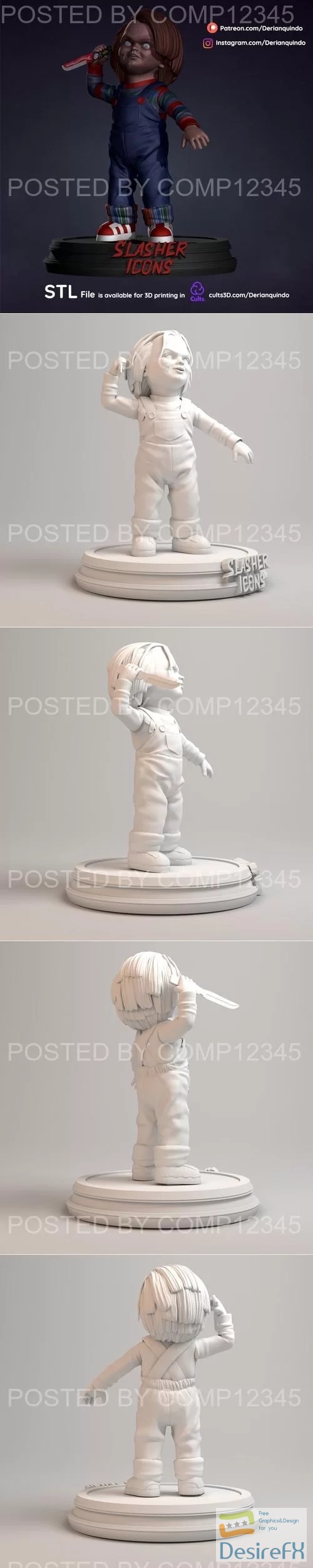 Derian - Chucky 3D Print
