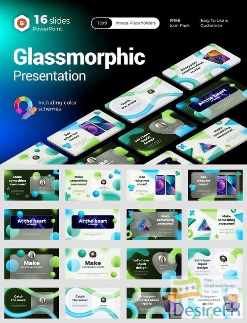 Glassmorphic Presentation PowerPoint