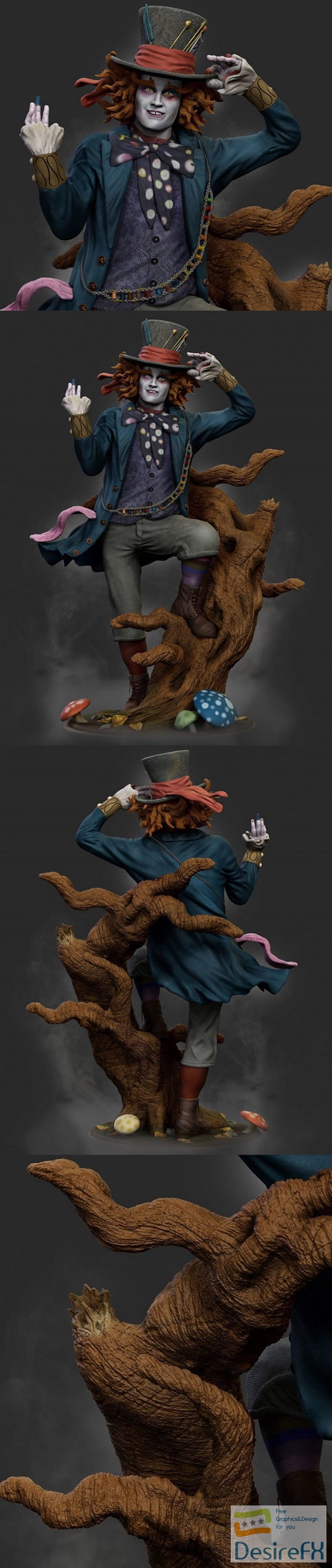 Mad Hatter – Alice in Wonderland – 3D Print