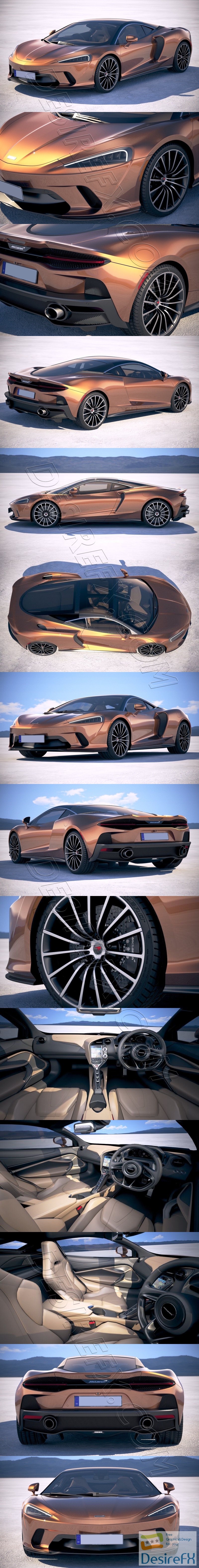 McLaren GT 2020 3D Model