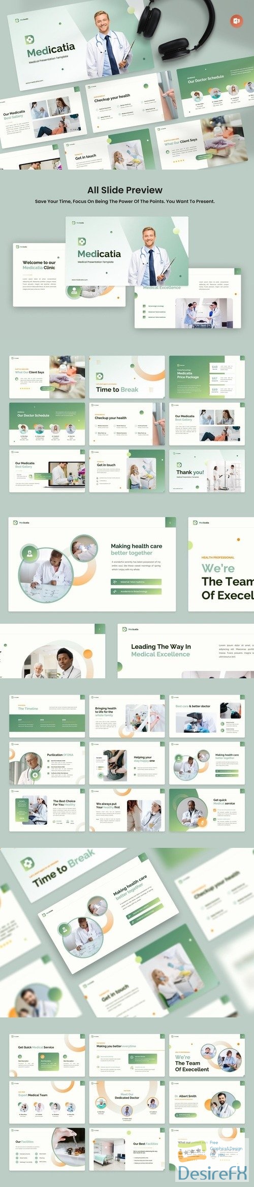 Mediciata - Medical _ Clinic PowerPoint, Keynote and Google Slides Template
