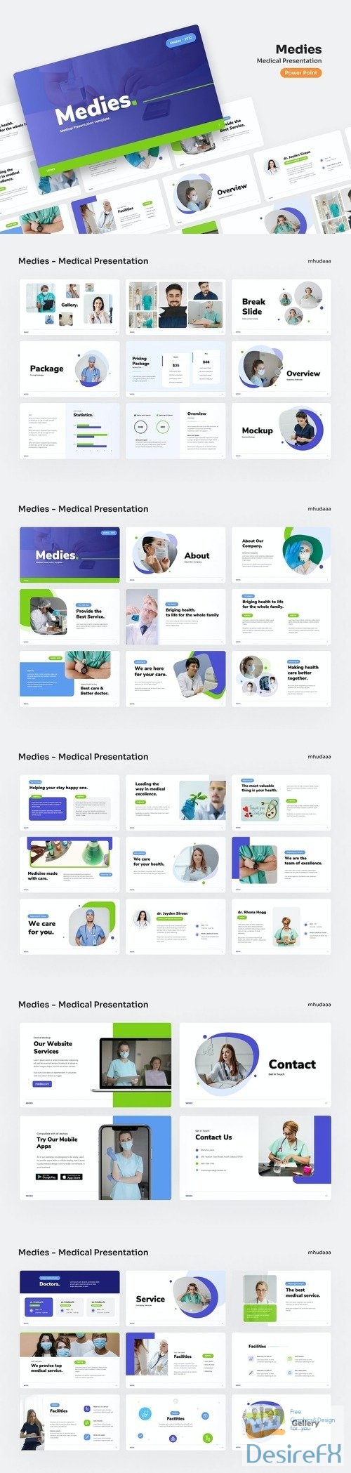 Medies - Medical PowerPoint, Keynote and Google Slides Presentation