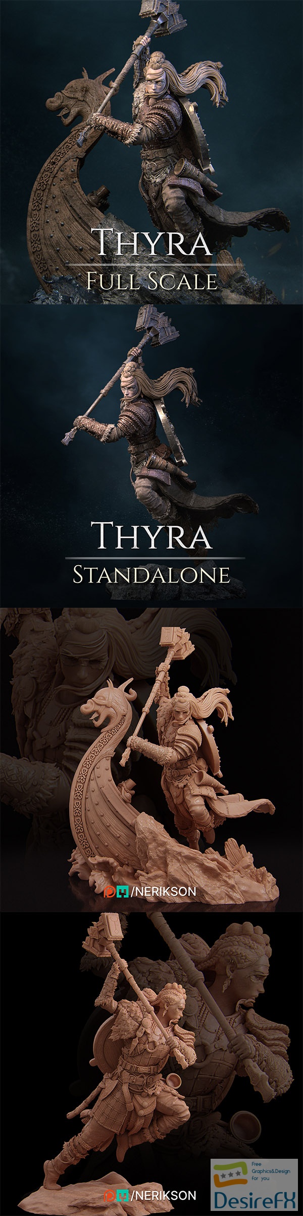 Nerikson – Thyra The Conqueror – 3D Print