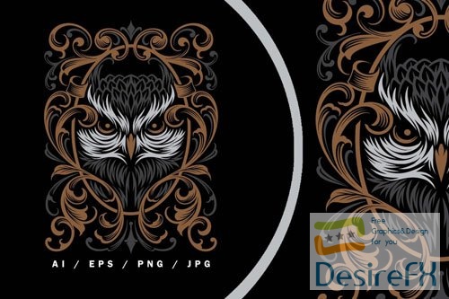 Owl Illustration Dansdesign Heraldic