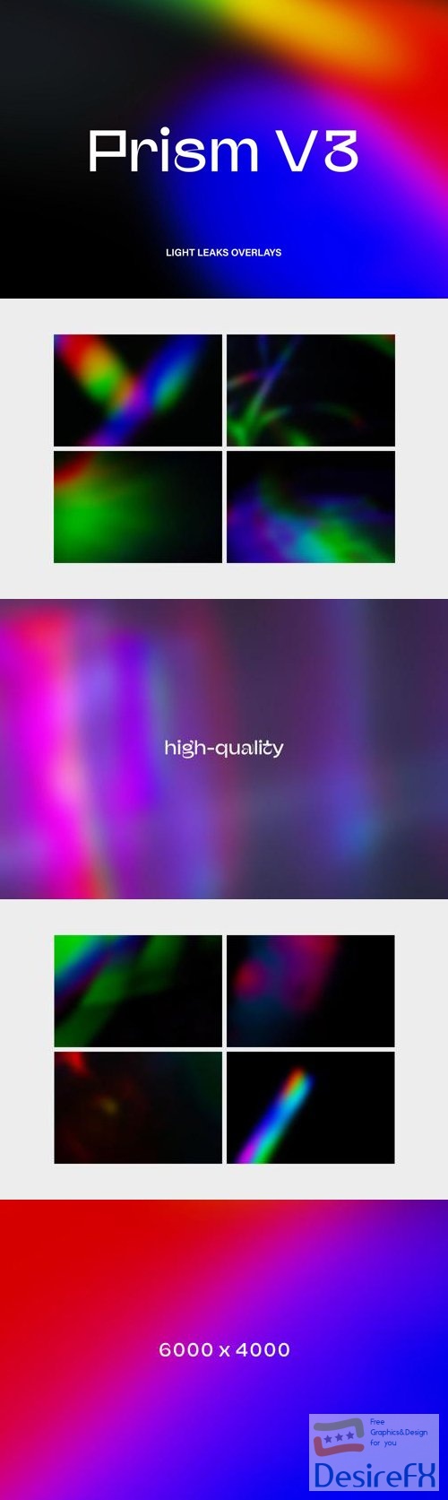 Prism V3 - Light Leaks Overlays