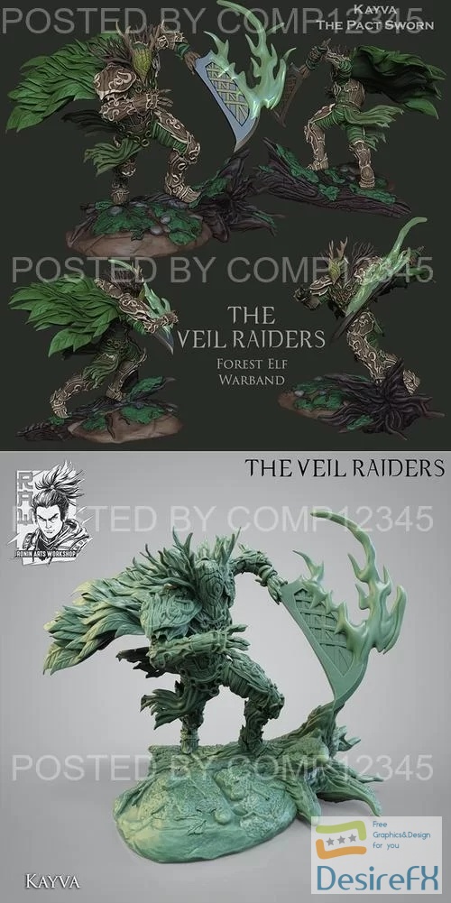 Raiders Kaiva 3D Print