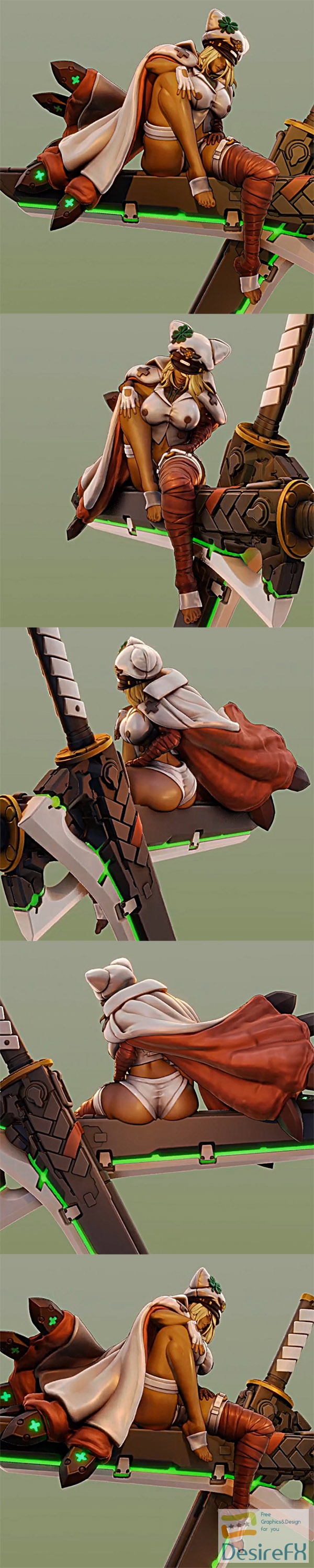 Ramlethal With outfit – 3D Print