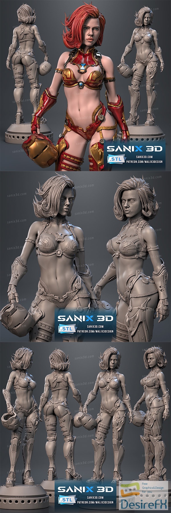 Sanix – Iron Widow – 3D Print