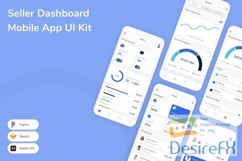 Seller Dashboard Mobile App UI Kit