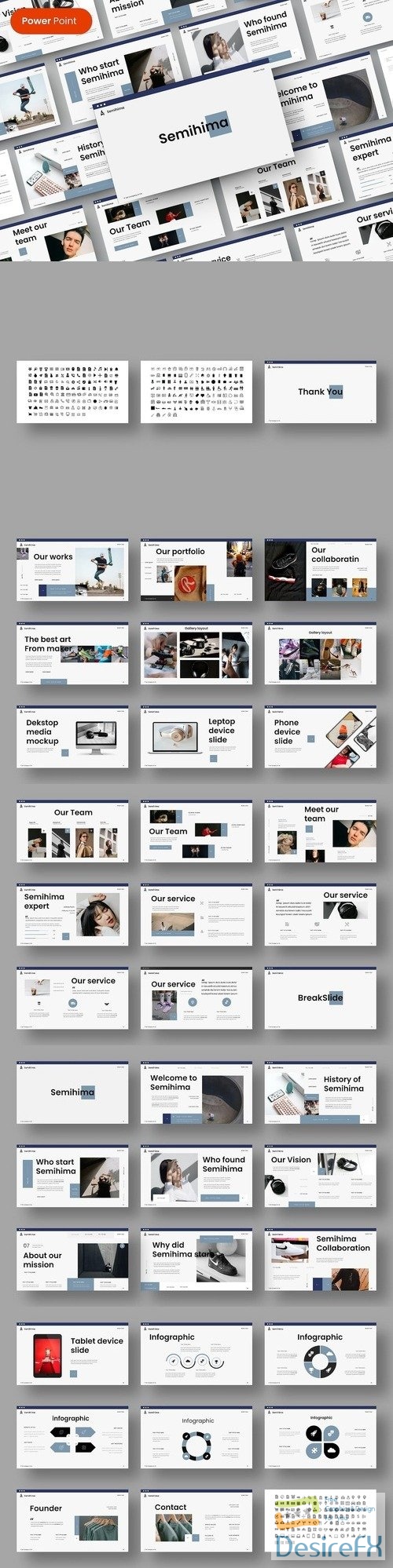Semihima – Business PowerPoint Template