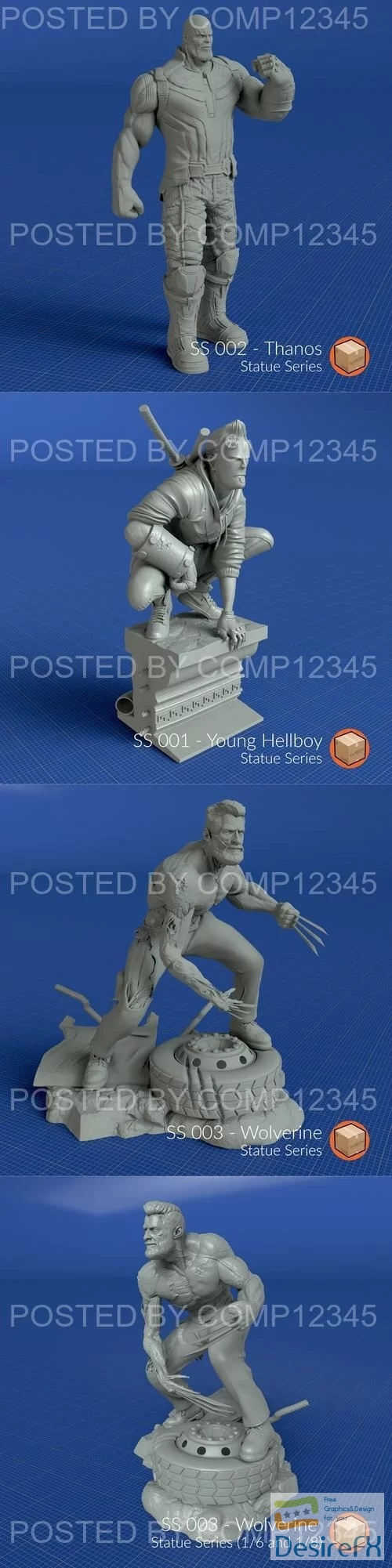 Statue Series (ss) 3D Print