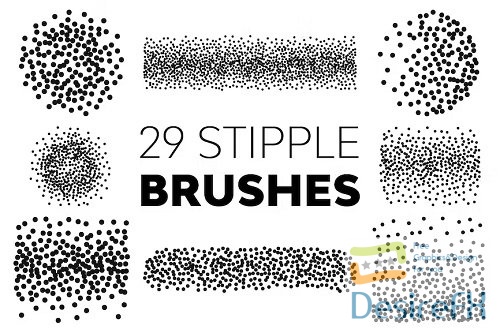 Stipple Brushes - UKADV92