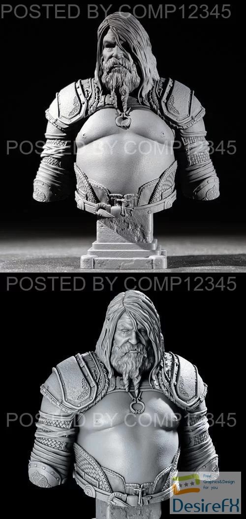 Thor Bust GoW 3D Print