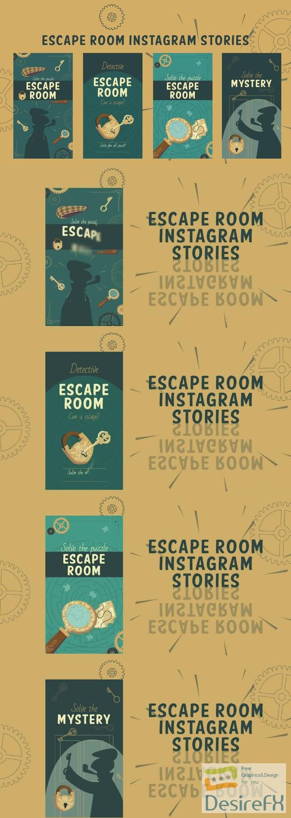 VideoHive Escape room instagram stories 43477802