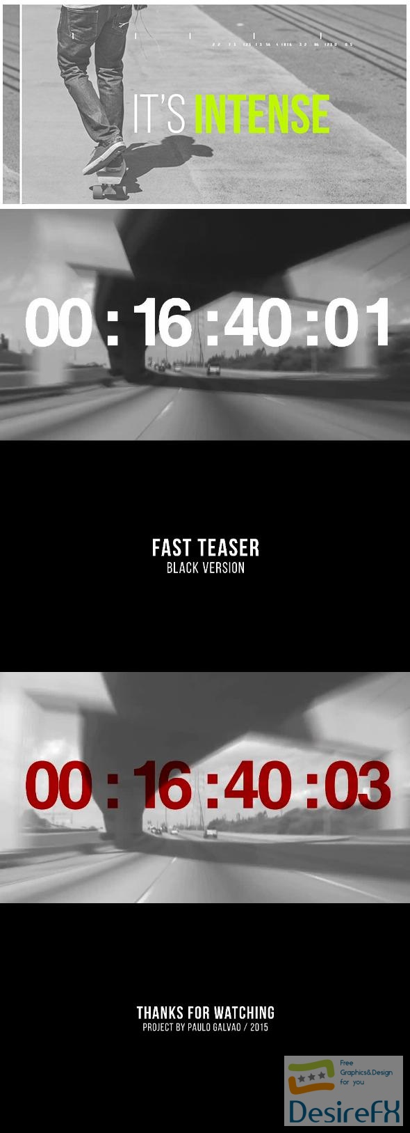 VideoHive Fast Teaser 11932752