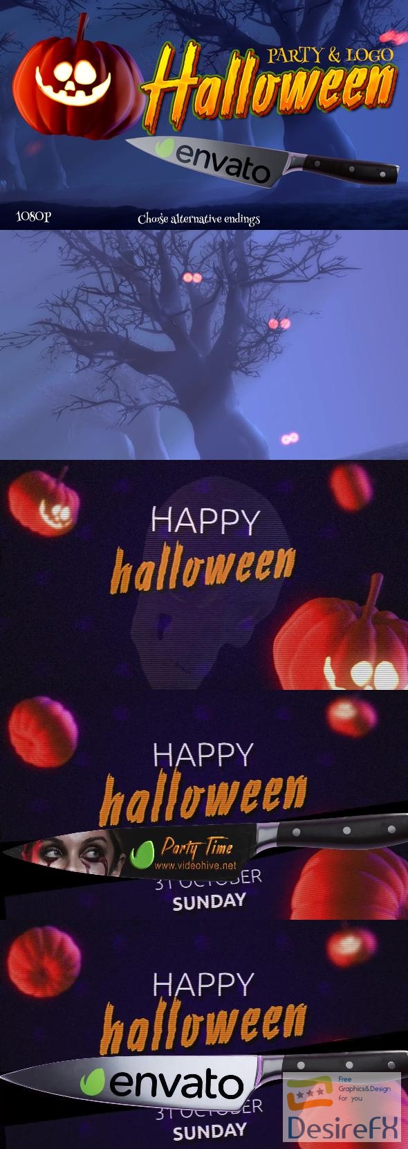 VideoHive Happy Halloween Party &amp; Logo 34423580