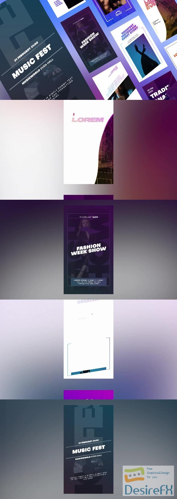 VideoHive Instagram Event Stories 43671364