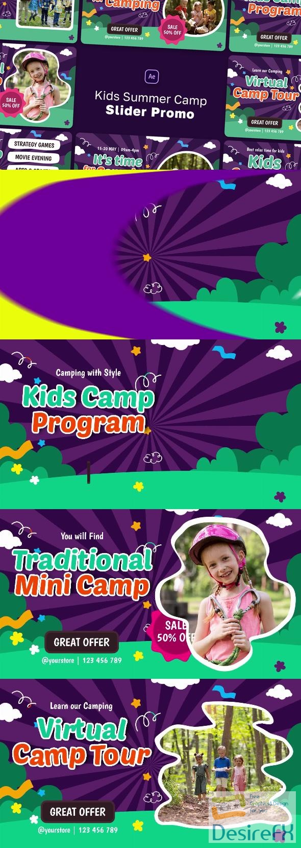 VideoHive Kids Summer Camp Slider Promo 46320455