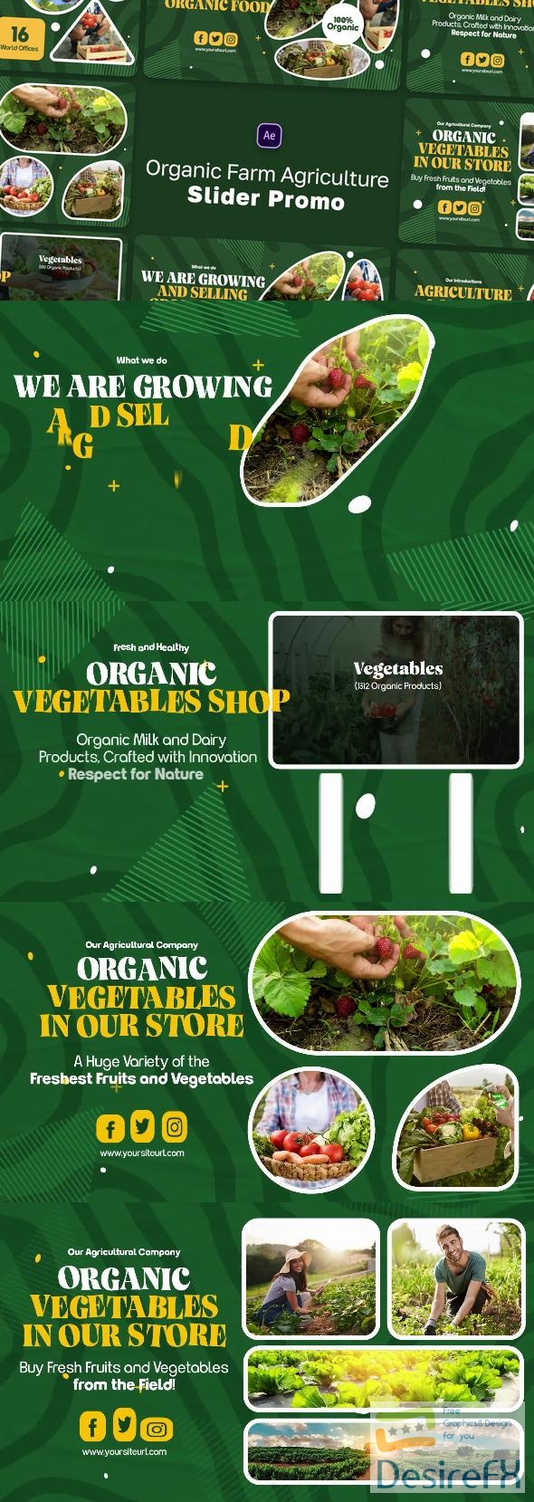 VideoHive Organic Farm Agriculture Slider Promo 46116783
