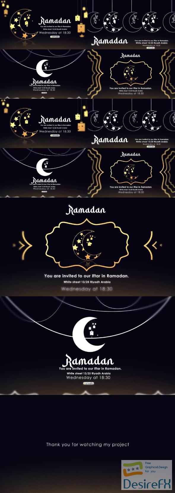 VideoHive Ramadan Kareem Greeting Card 43766545