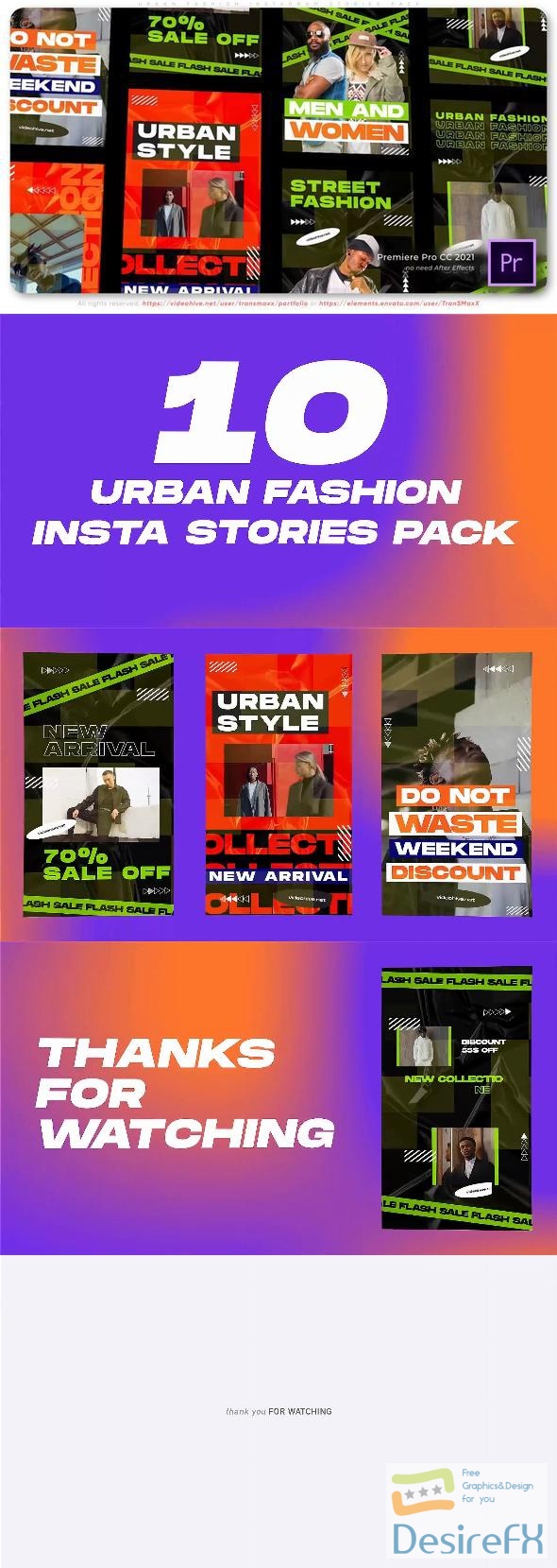 VideoHive Urban Fashion Instagram Stories Pack 46160751